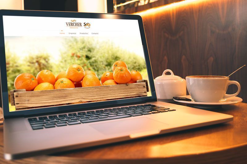 Diseño web, responsive Frutas Vercher